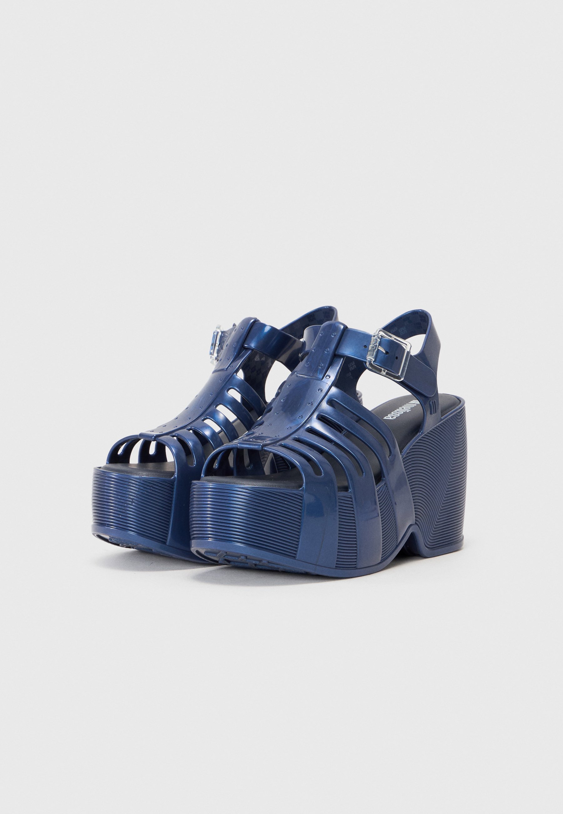 Melissa STATION 79 II - Sandales compensées - bleu perle