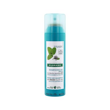 Klorane Aquatic Mint Detox suhi šampon, Mint Bio Detox protiv onečišćenja, 150 ml