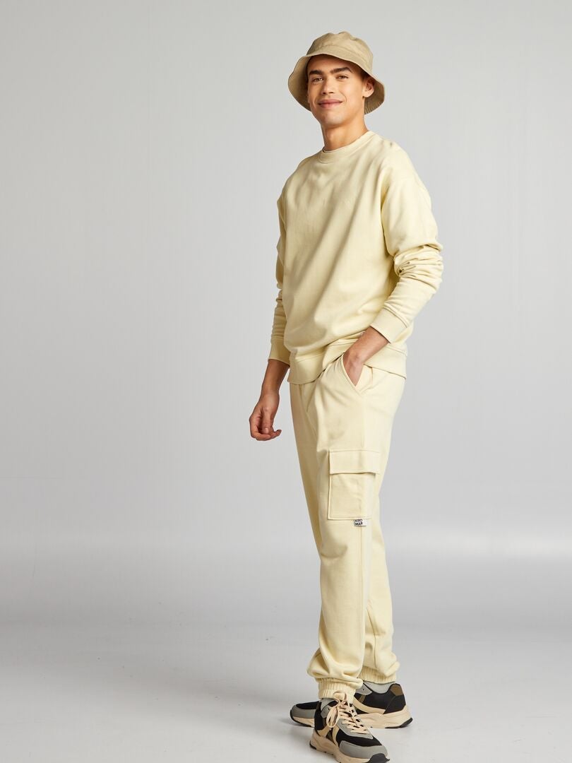 Sudadera polar - BEIGE