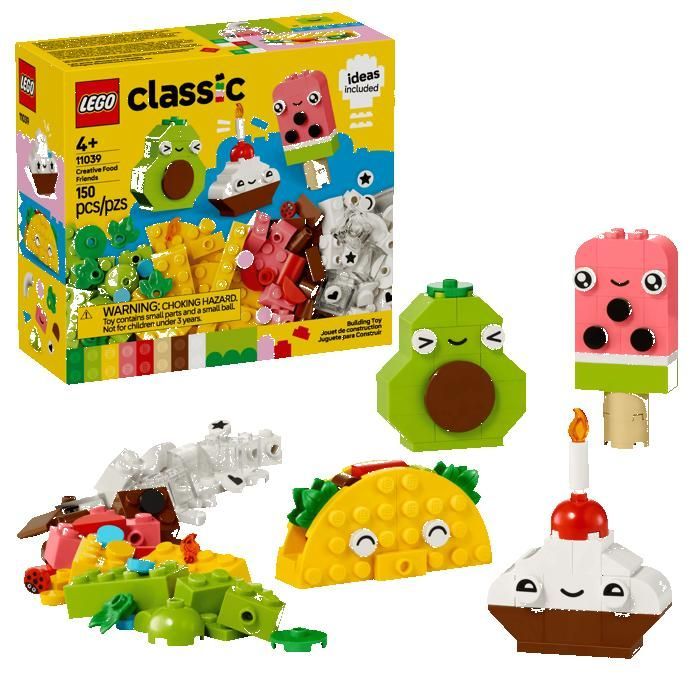 LEGO Classic 11039 Kreatives Lebensmittel-Geschenkset, Spielzeug, Sammlerstücke ab 4 Jahren