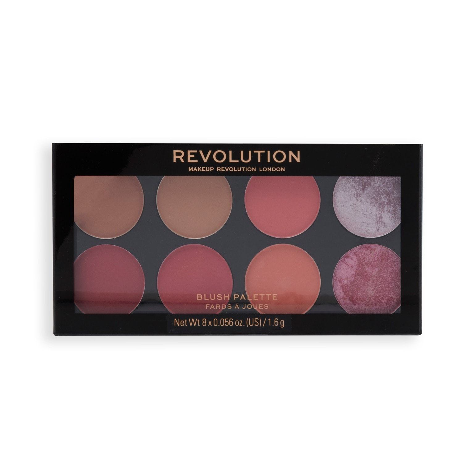 Revolution Blush Ultra vaigu sārtuma palete 