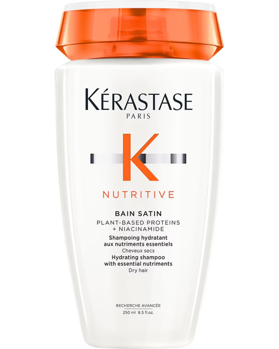 KÉRASTASE NUTRITIVE BAIN SATIN ŠVELNUS DRĖKINAMASIS ŠAMPŪNAS SAUSIEMS PLAUKAMS