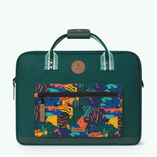 Cabaia Lima grön laptopväska