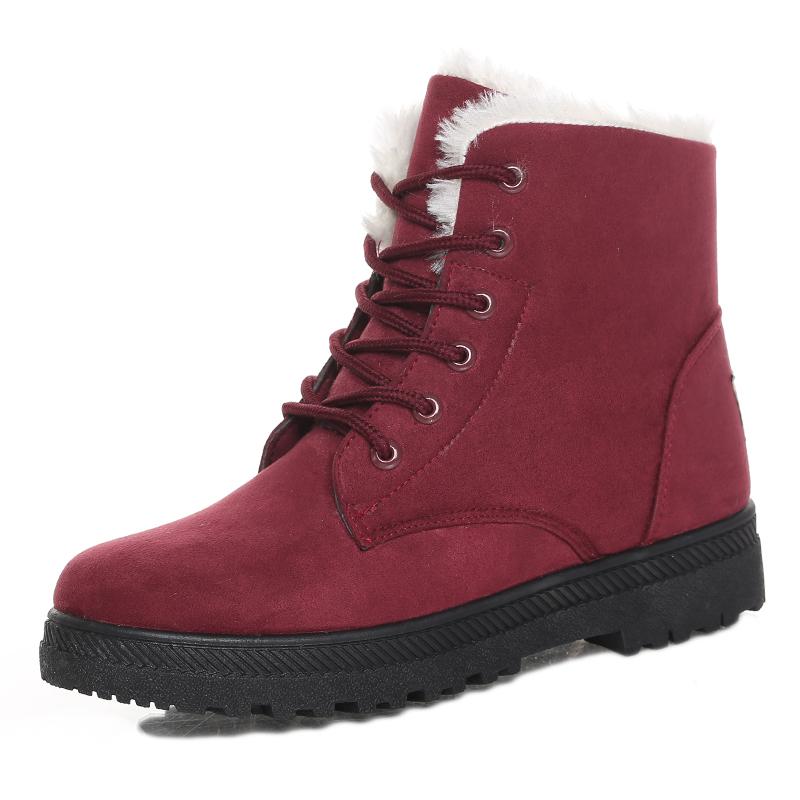 Bottes pour femmes, nouvelles bottes d'hiver pour femmes, bottes de neige chaudes, bottines tendance pour femmes, chaussures d'hiver décontractées à talons, bottes pour femmes