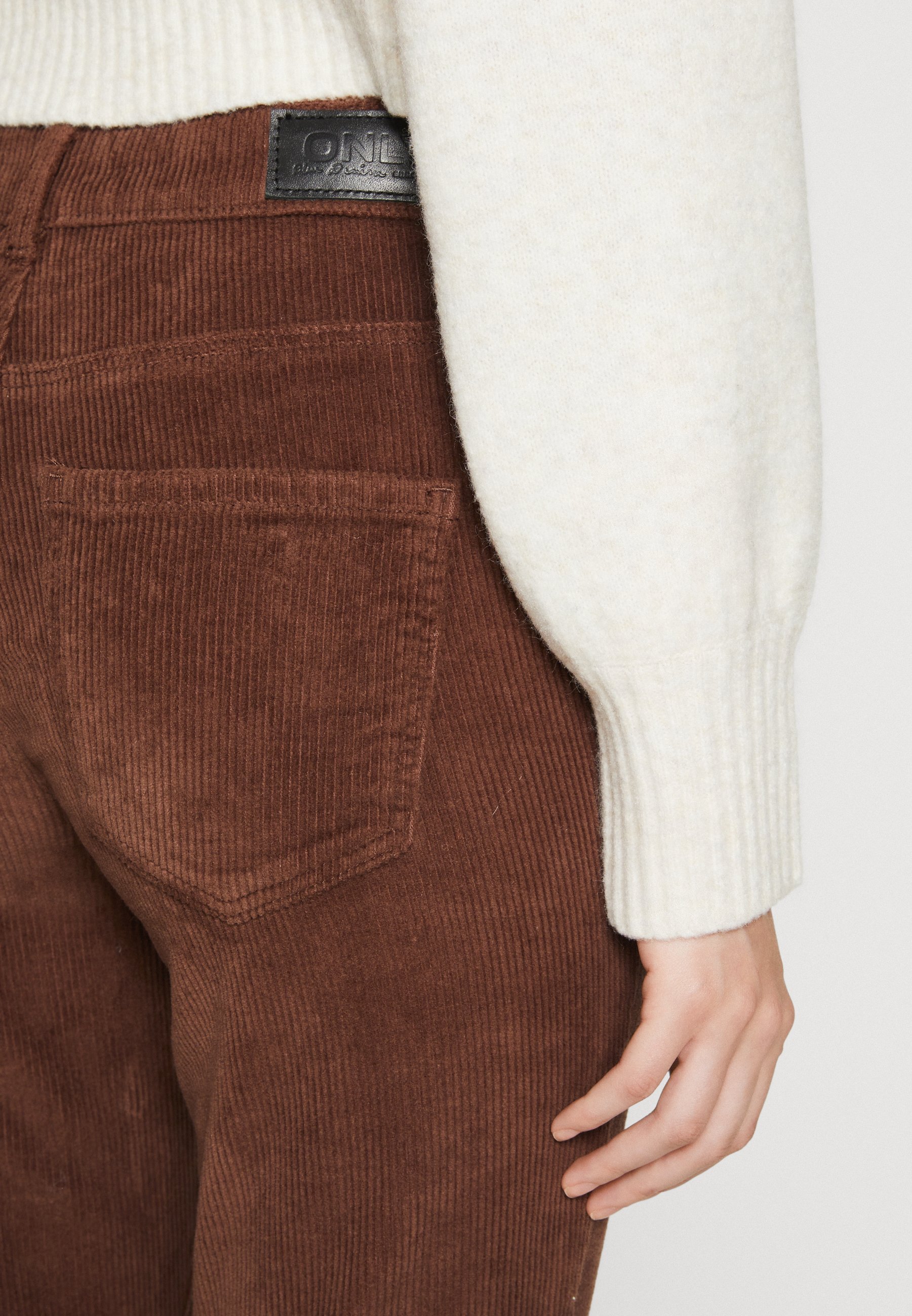 SOLO SU ONLMARY GLOBAL FLARED - Pantaloni - borsa della spesa