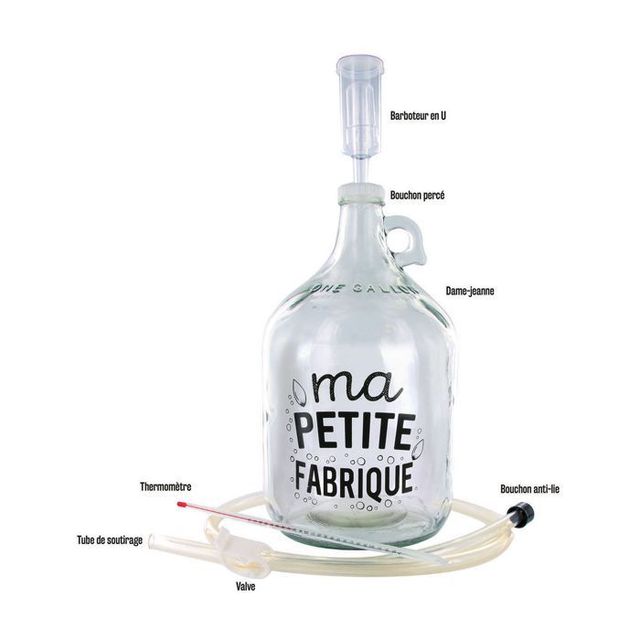 Fabrique à Bière - Cook Concept - Kit 3.7l - Bio - Transparent Et Noir