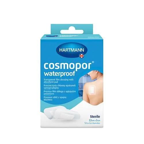 Cosmopor Waterproof 7,2cm x 5cm Samoprzylepny opatrunek jałowy