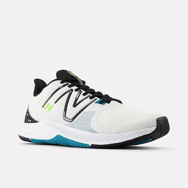 Herenschoenen DynaSoft TRNR V2 – Wit met zwart en turquoise