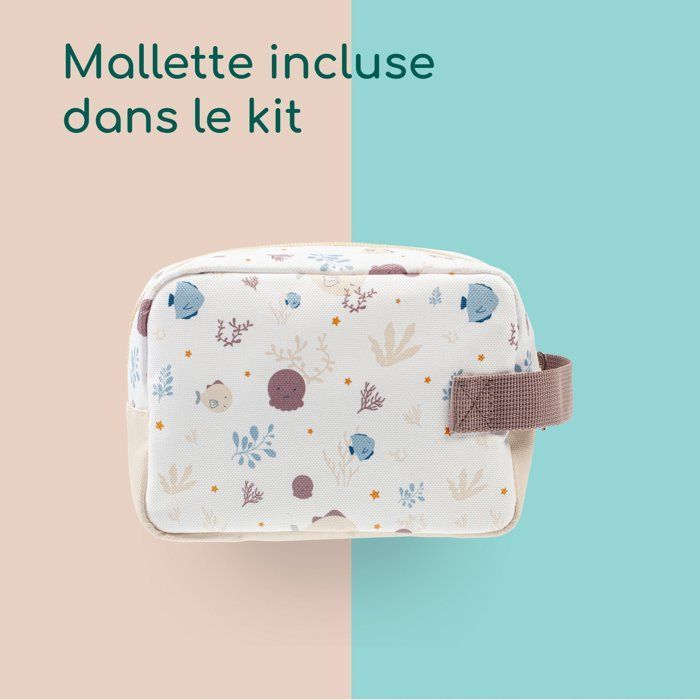 BEBECONFORT Complete Baby Toiletry Set, 8 producten voor 8 toepassingen, Onder de Zee