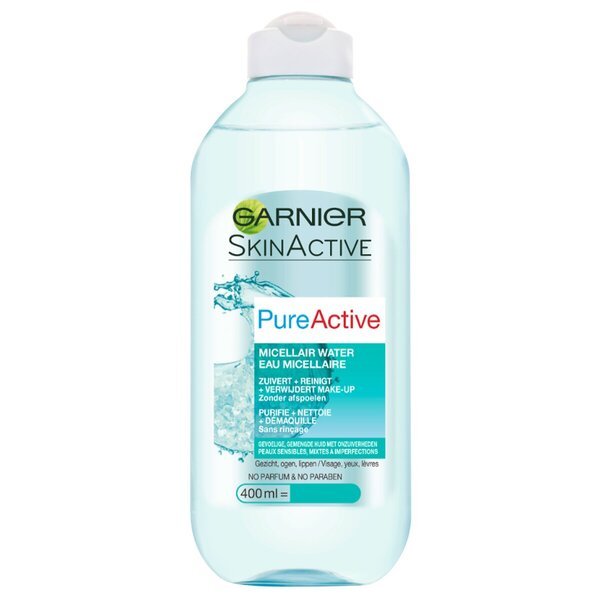 Garnier PureActive мицеларна вода за осетљиву и комбиновану до масну кожу<br>400ml - Осетљива, комбинована и масна кожа