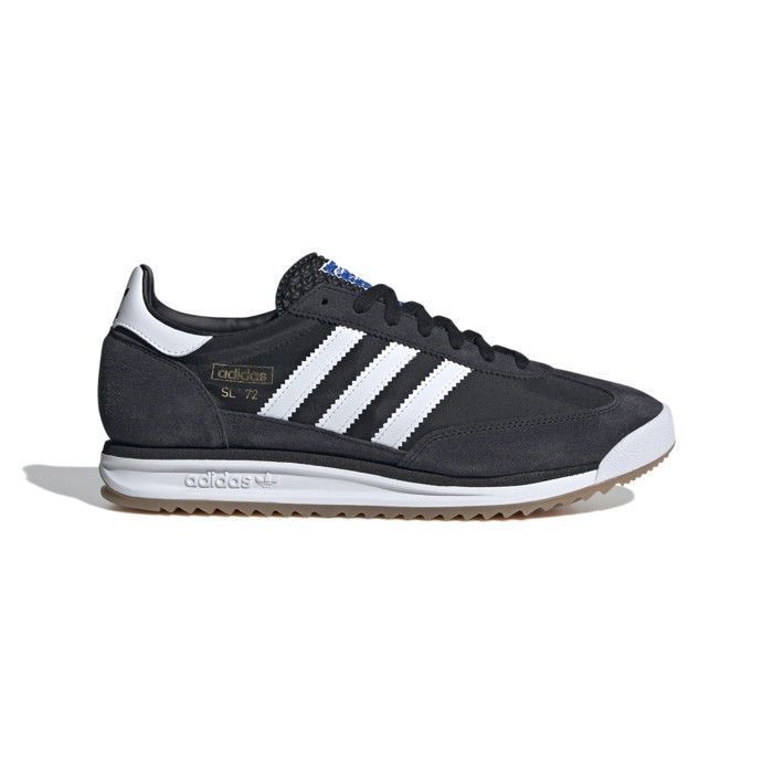 Sneaker - adidas - SL 72 - Leder - Schnürsenkel - Schwarz