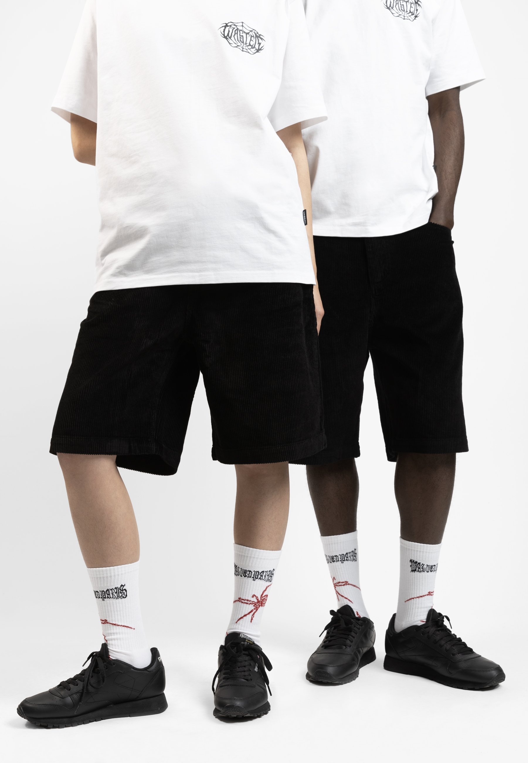 Wasted Paris CASPER UNISEX - Shorts - zwart
