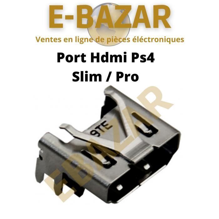Conector/puerto HDMI de repuesto para PS4 Slim/Pro - EBAZAR - Selección de compatibilidad - Gris
