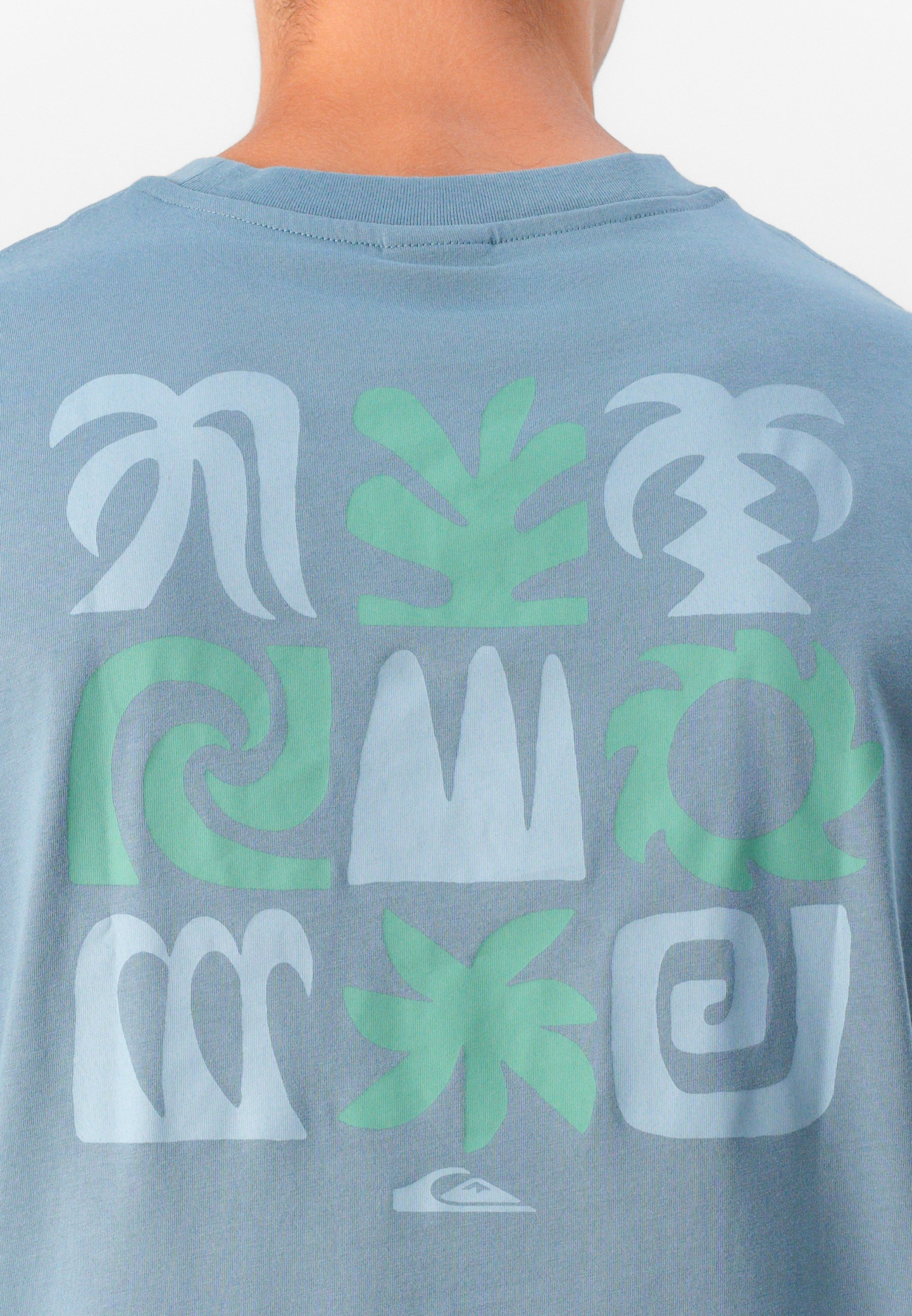 Quiksilver SUN FLOW - T-shirt met print - Chinees blauw