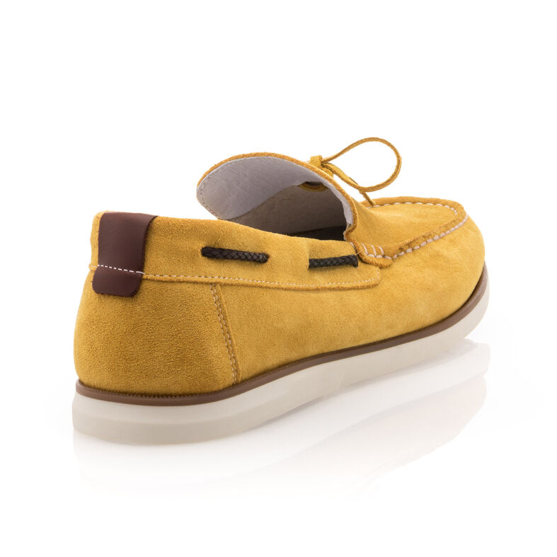 Miesten keltaiset loaferit/veneilykengät