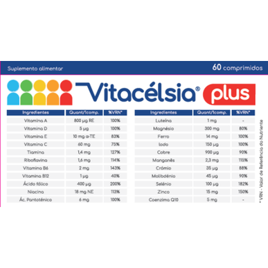 Vitacelsia prehransko dopolnilo multivitamin plus vitaminski in mineralni dodatek 30 tablet 30 tablet