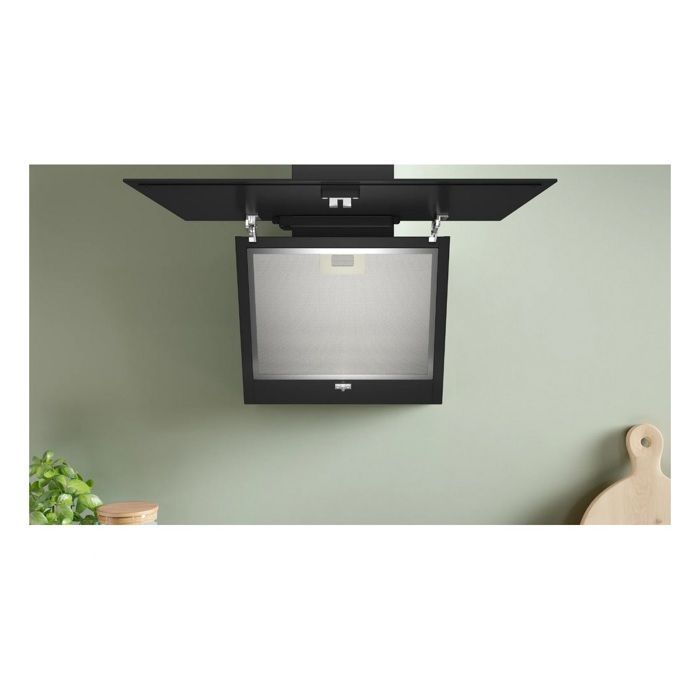 Bosch Hotte décorative inclinée 60cm 550m3/h noir - DWK65DK60
