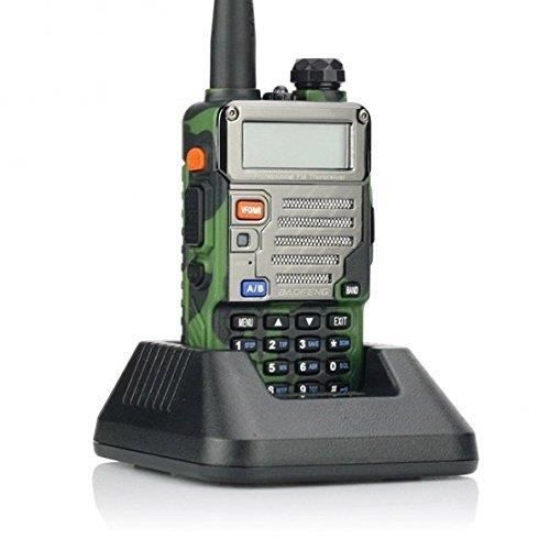 BaoFeng UV-5R Plus draagbare FM-radio in camouflagekleur