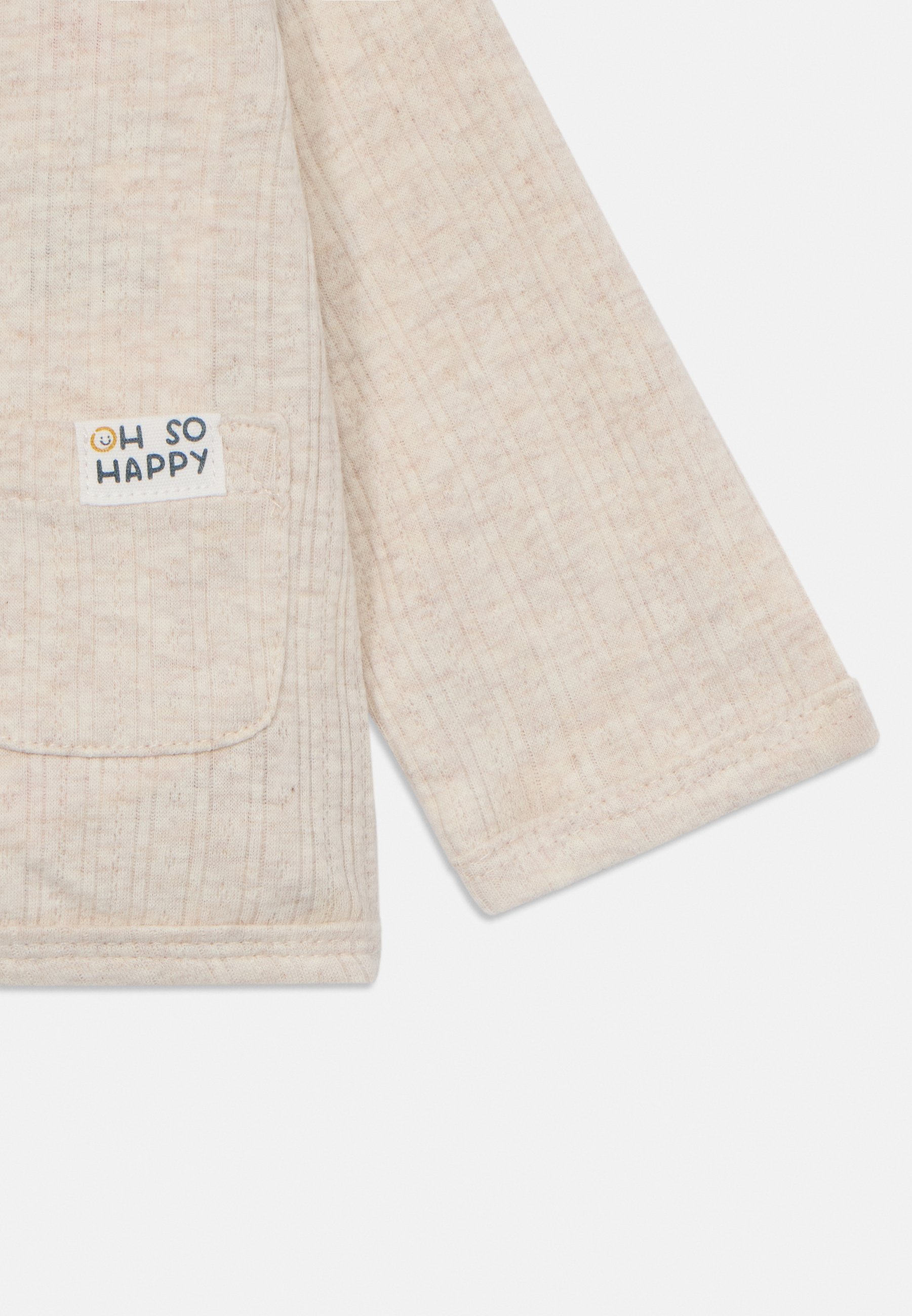Huggies broekenset met voetjes, unisex - Top met lange mouwen - zand