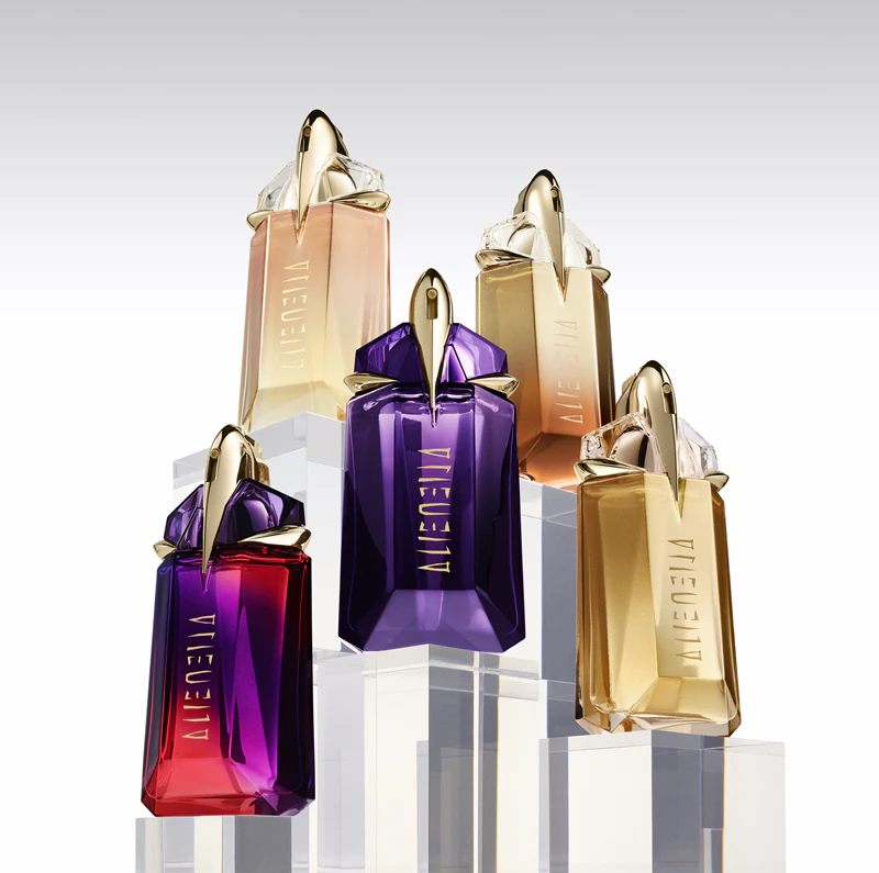 Frasco recarregável de Mugler Alien Eau de Parfum para mulheres