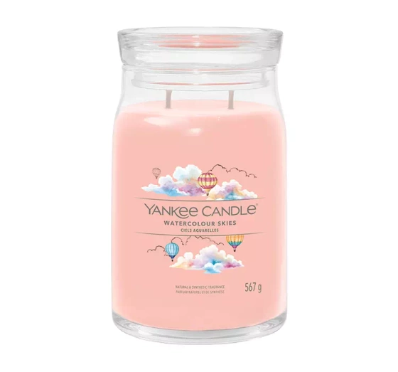 Yankee Candle Signature duża świeca zapachowa Watercolour Skies 567 g