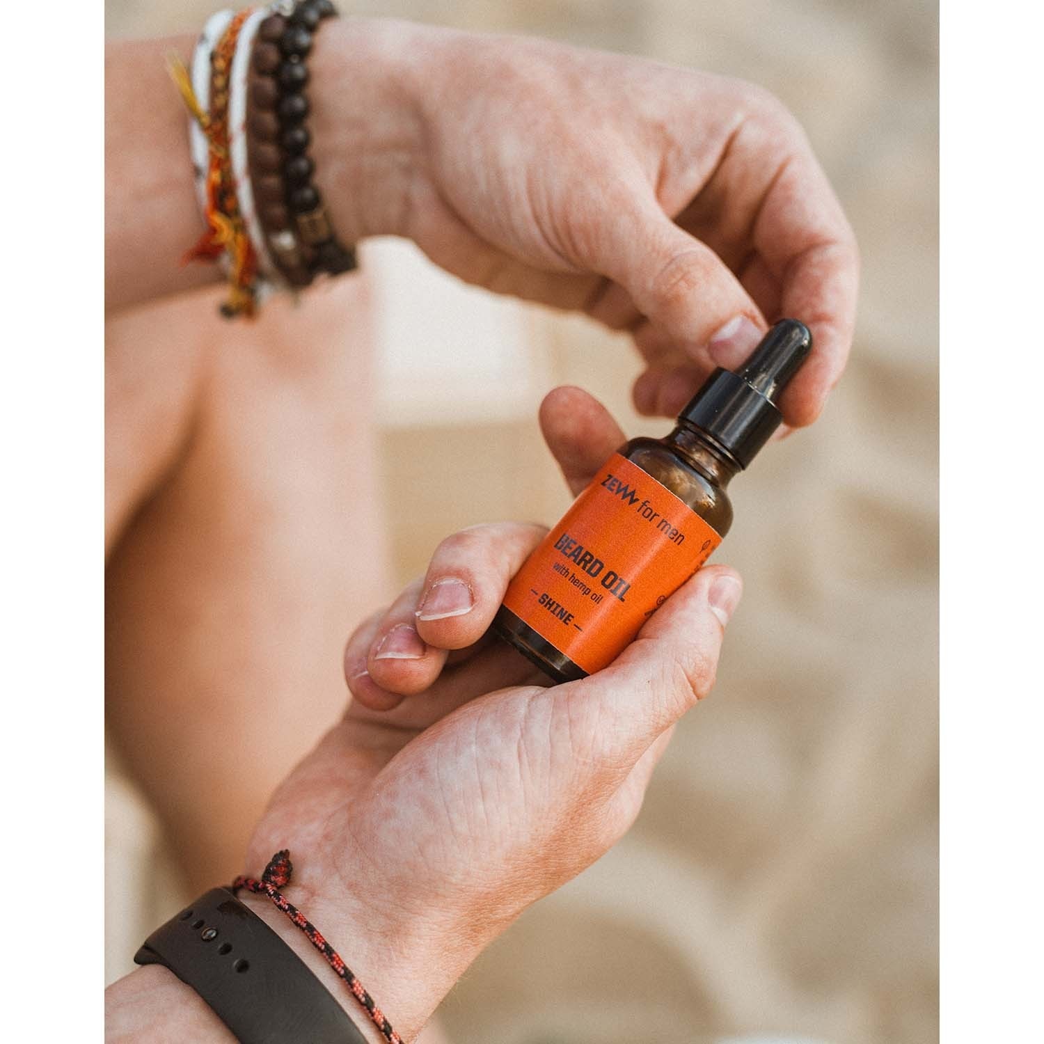Zew for men Beard Oil Shine Hemp Oil