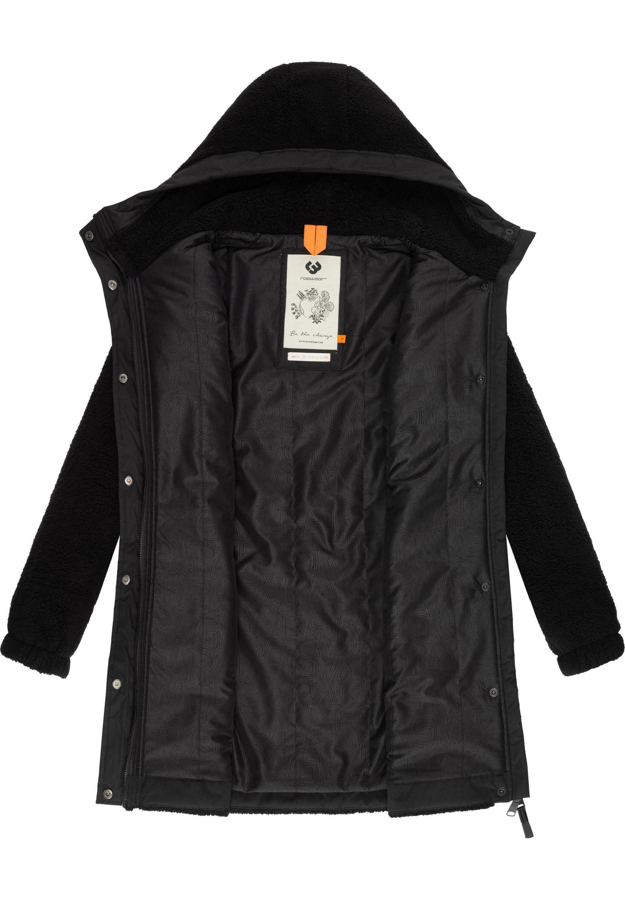 Ragwear overgangsjas - winterjas - zwart