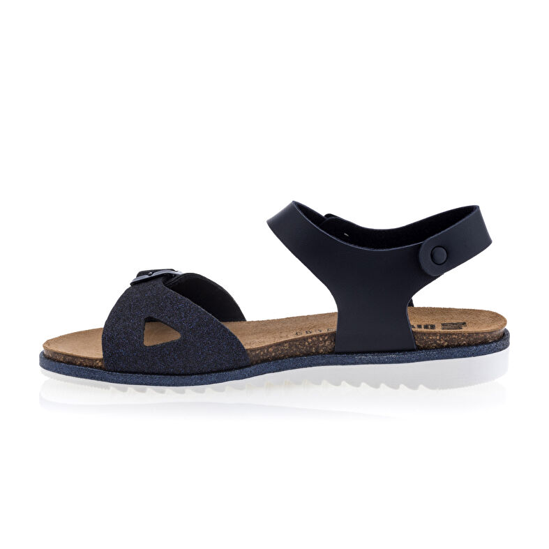 Blaue Sandalen für Mädchen / Zehenfreie Schuhe