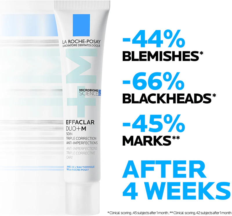 La Roche-Posay Effaclar DUO (+M) korekčná, regeneračná starostlivosť pre pleť s nedokonalosťami a akné