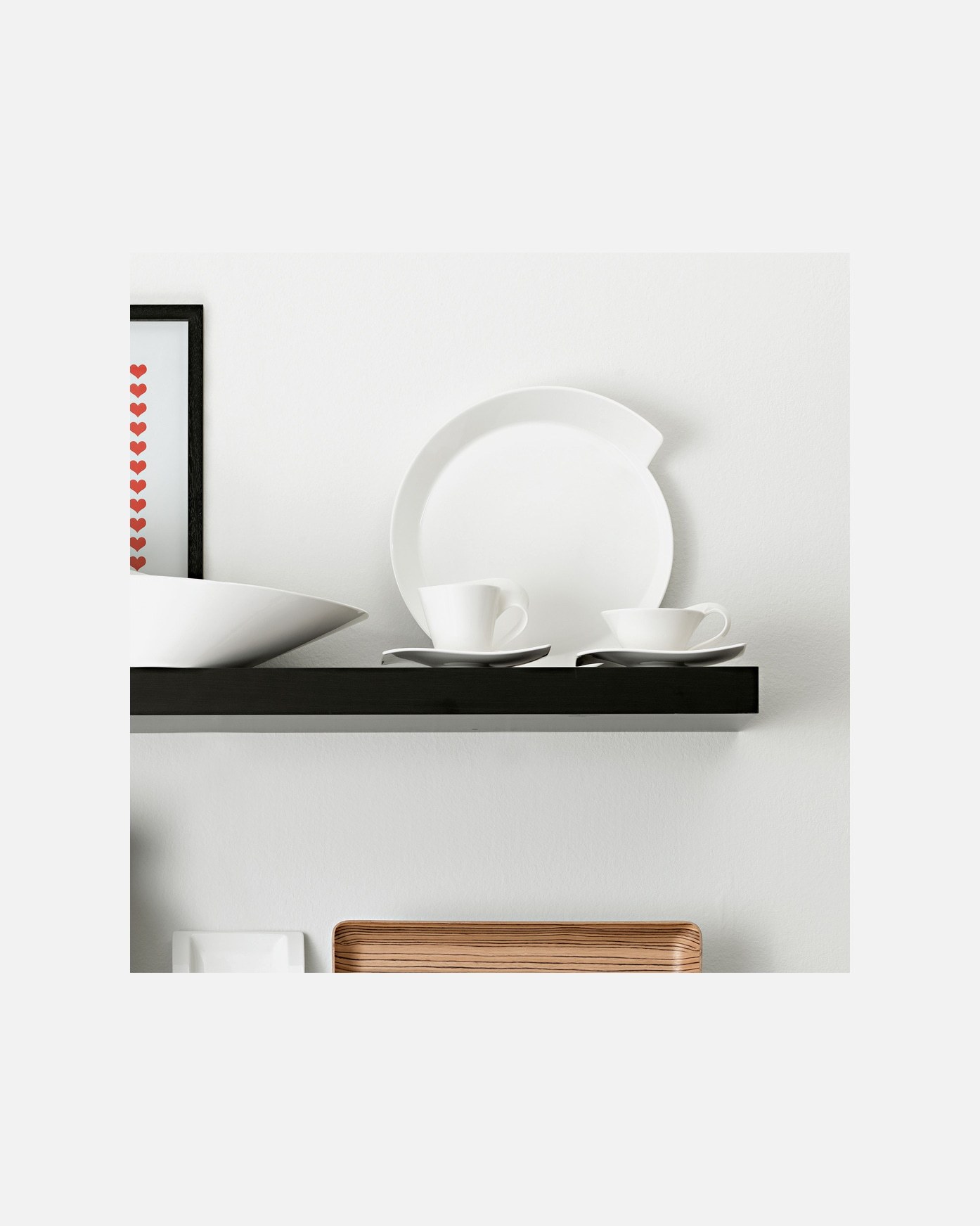 Villeroy & Boch espreso puodelių ir lėkštučių rinkinys, 6 dalys, „NewWave“ - 1 dalis