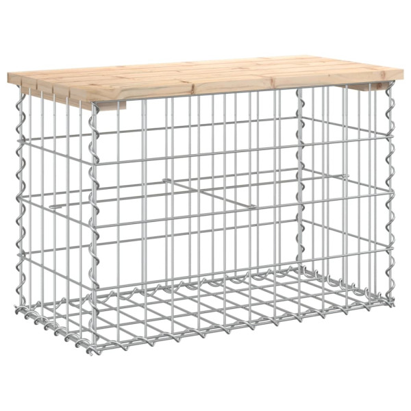 Ławka ogrodowa Brąz 63 x 31,5 x 42 cm Drewno sosnowe vidaXL