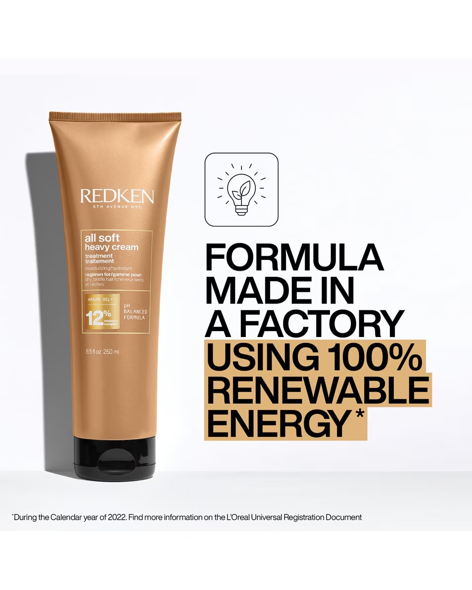 Mască de păr REDKEN All Soft Heavy Cream - hidratează și catifelează părul uscat