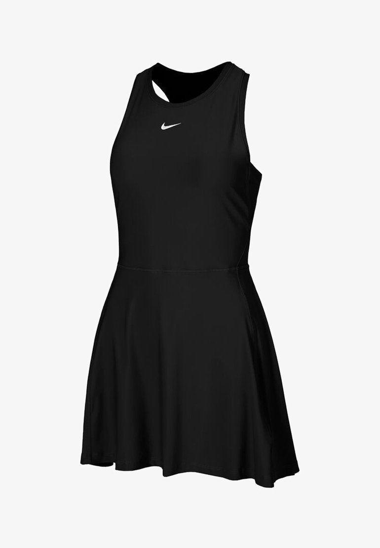 Robe Nike Performance VICTORY - Robe en jersey - Noir et blanc