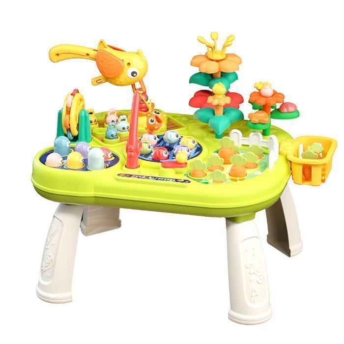 Giocattolo - MEGAWISE - Tavolo attività per bambini 12 in 1 - Materiale ABS - Dai 12 mesi in su - Unisex