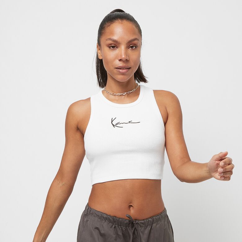 Camiseta de canalé Signature Essential Racer pequeña