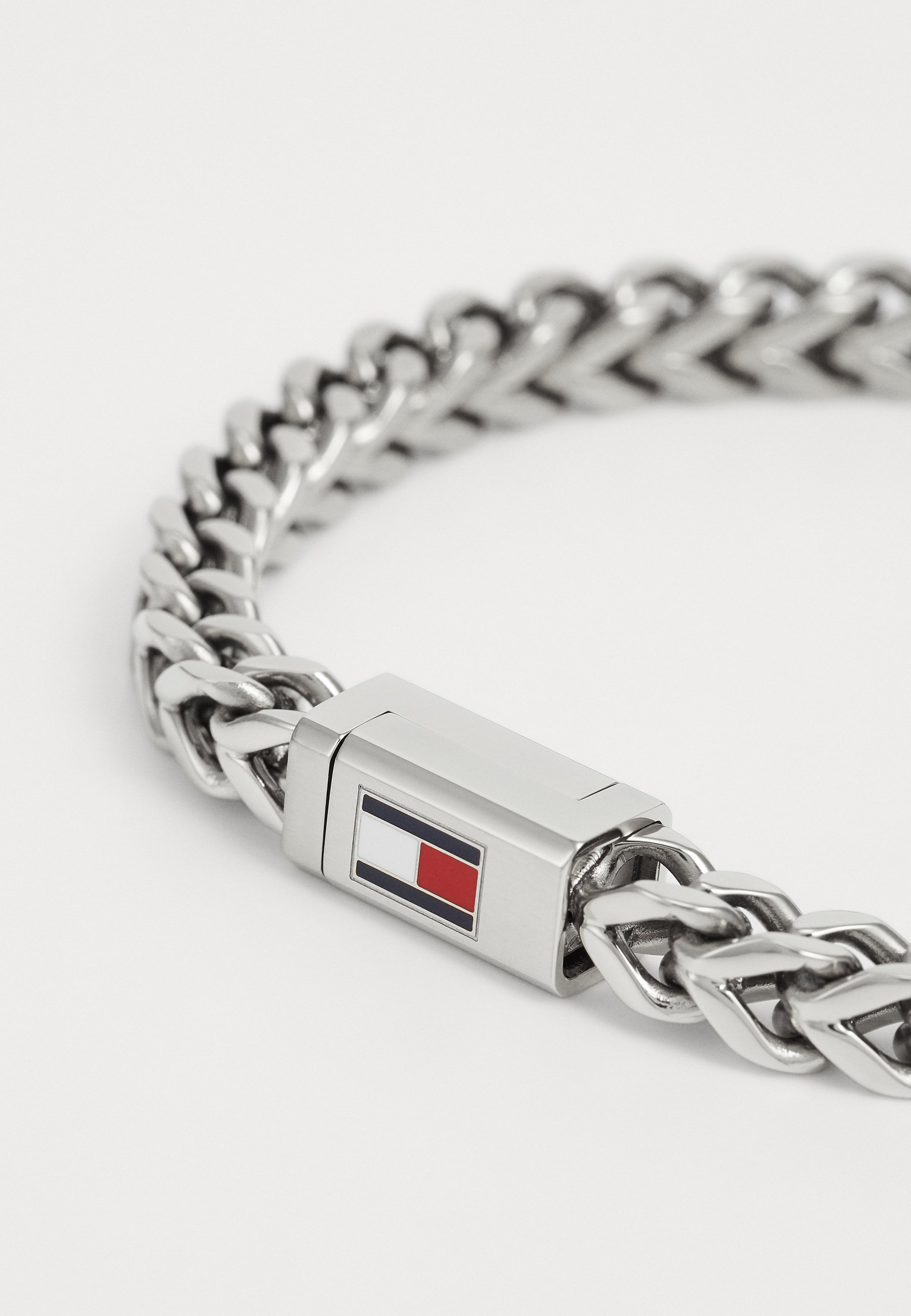 Tommy Hilfiger gevlochten armband - zilverkleurig