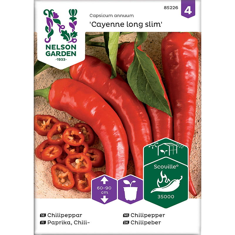Nelson Garden Seeds Chili Pepper Cayenne Long Slim