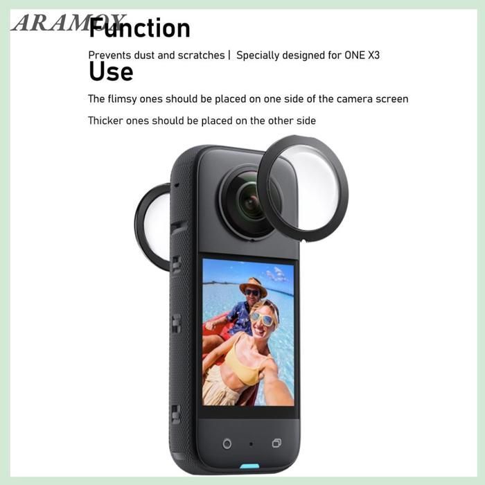 Juego de lentes ARAMOX Dual Lens Goalkeepers Klebel para X3, Dual Lens Wake Scratch - con proyector de vídeo