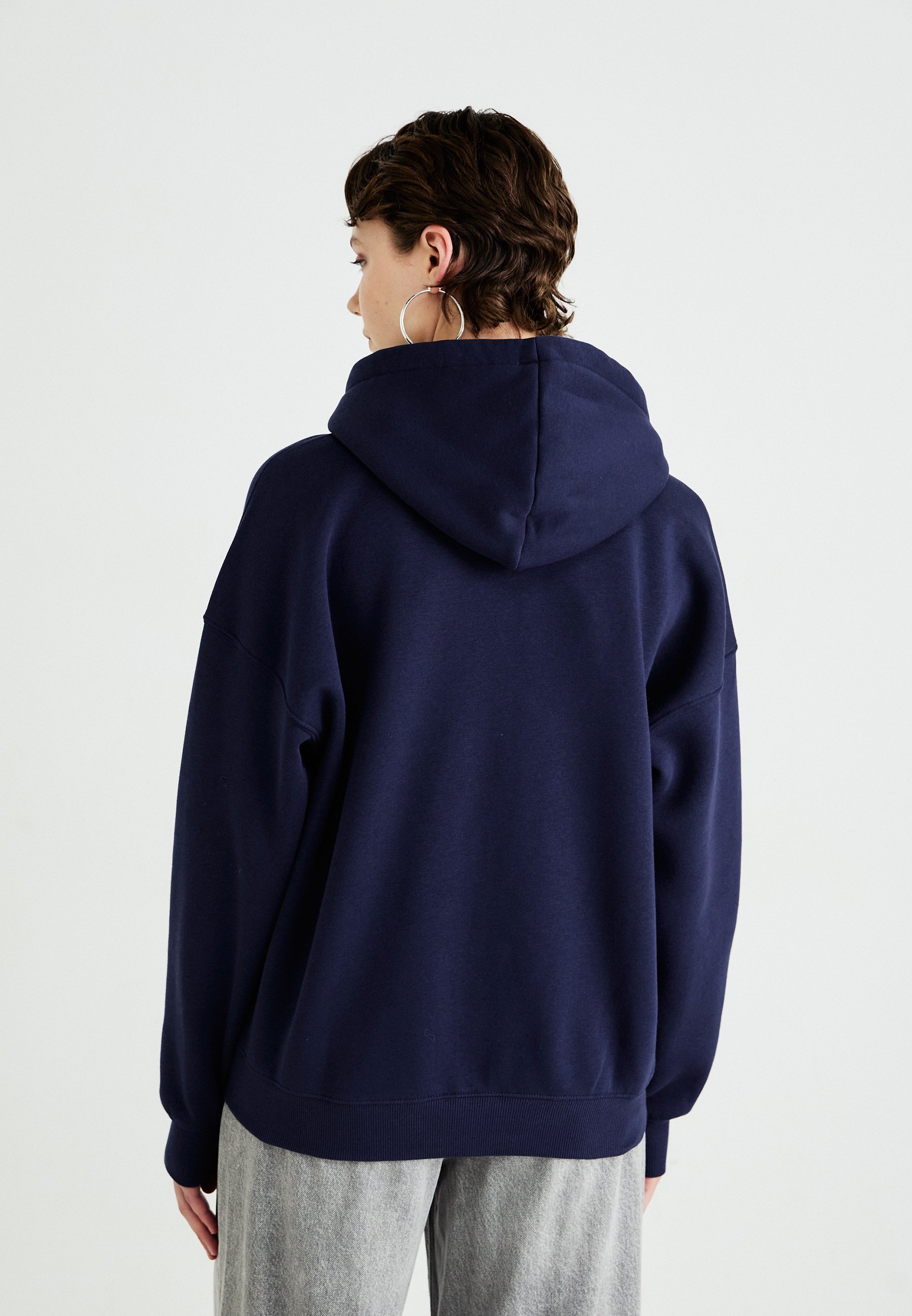 Gina Tricot sweatshirt met rits - peacoat