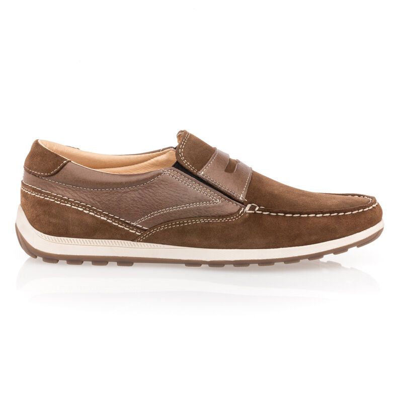 Miesten ruskeat loaferit/veneilykengät