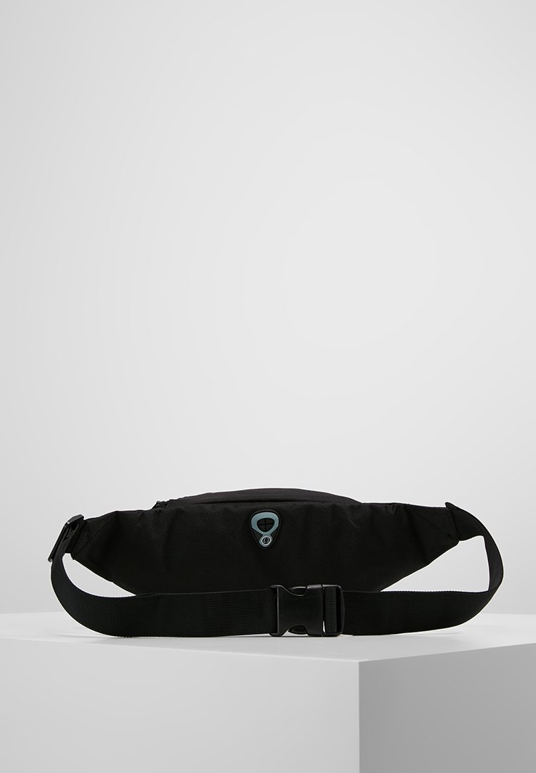 Urban Classics schoudertas met dubbele ritssluiting - heuptas - zwart