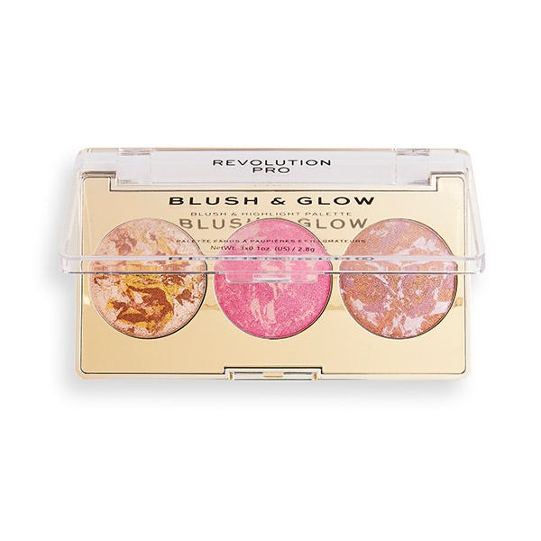 Paletă iluminatoare Blush & Glow