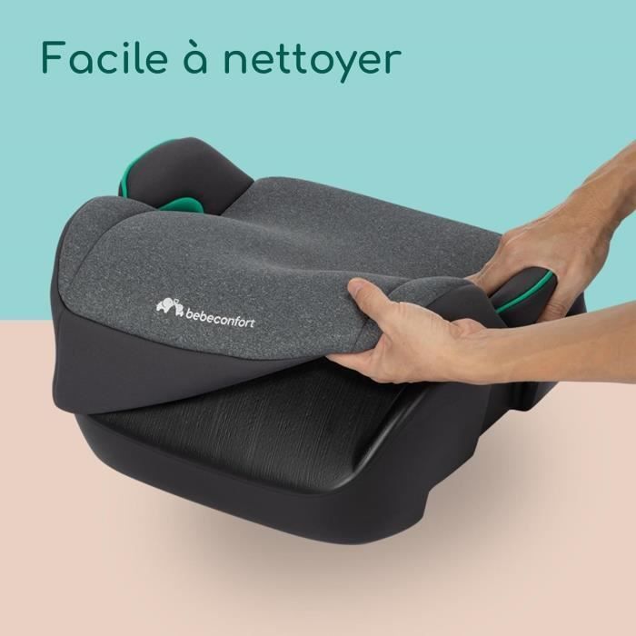 Seggiolino auto BEBECONFORT Manga i-Safe, Gruppo 3, con cintura di sicurezza, da 6 a 10-12 anni (36 kg), colore grafite fumé.