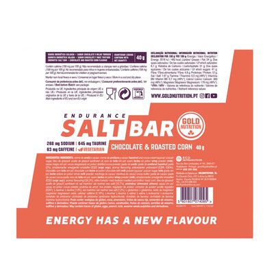 GOLDNUTRITION Endurance Salt Bar 40 gr 40 gr