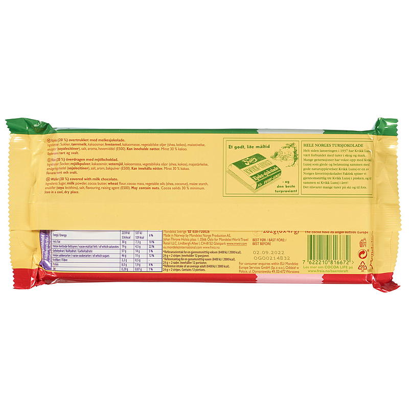Freia hurtigmat 6-pakning 282 g