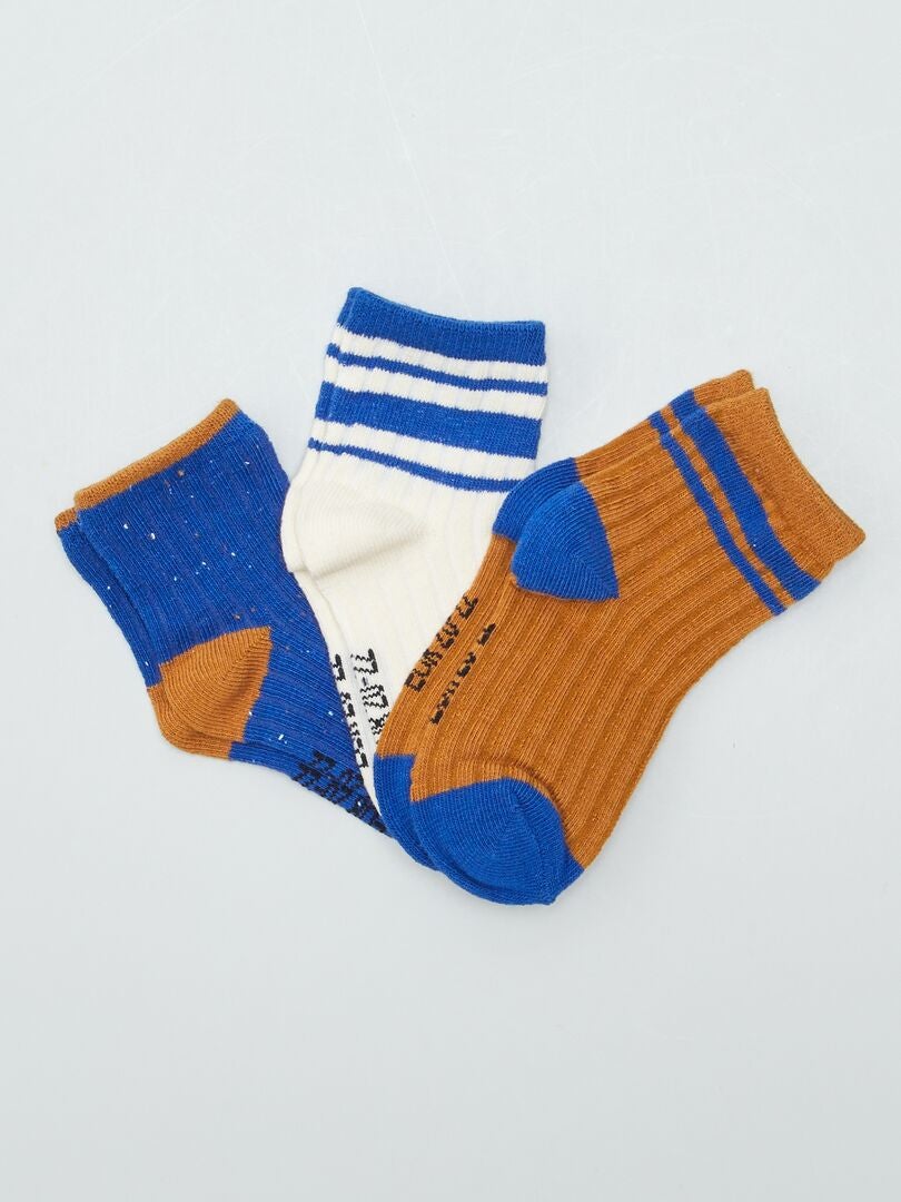 Set van 2 paar sokken - BLAUW