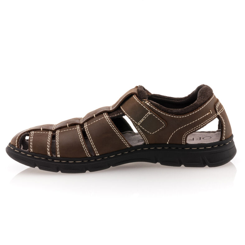 Brune sandaler / sko med åpen tå for menn