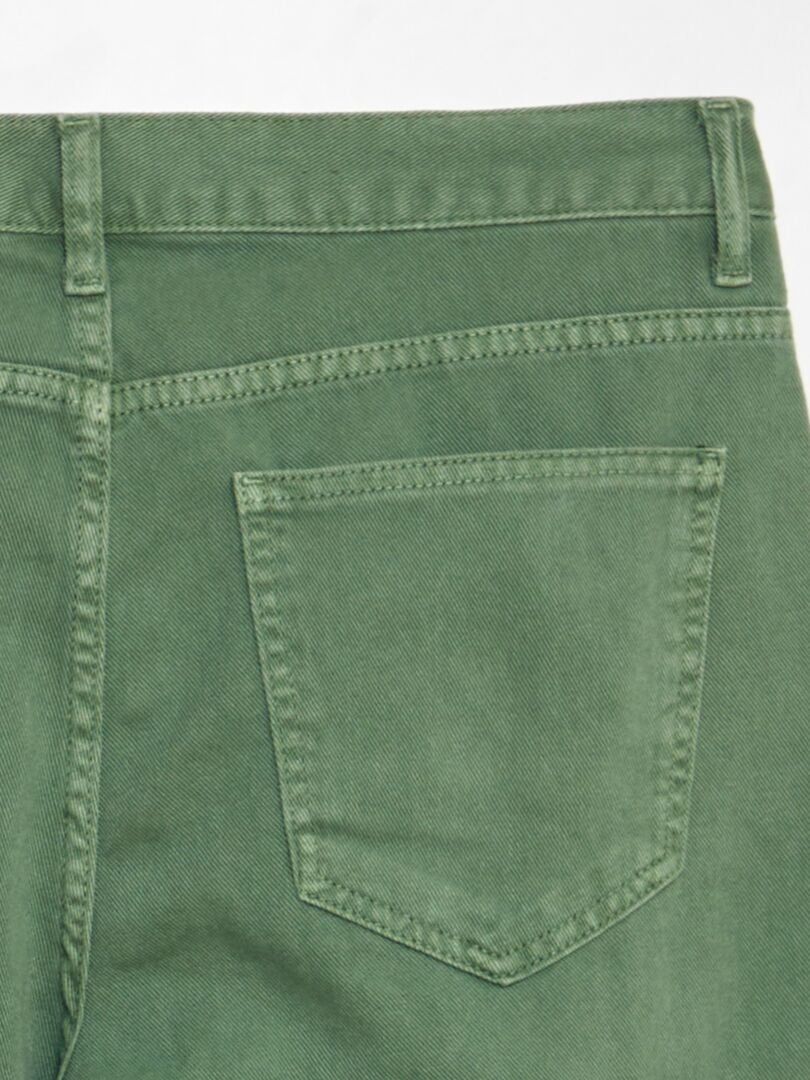 Calça jeans reta - tamanho 32 - azul