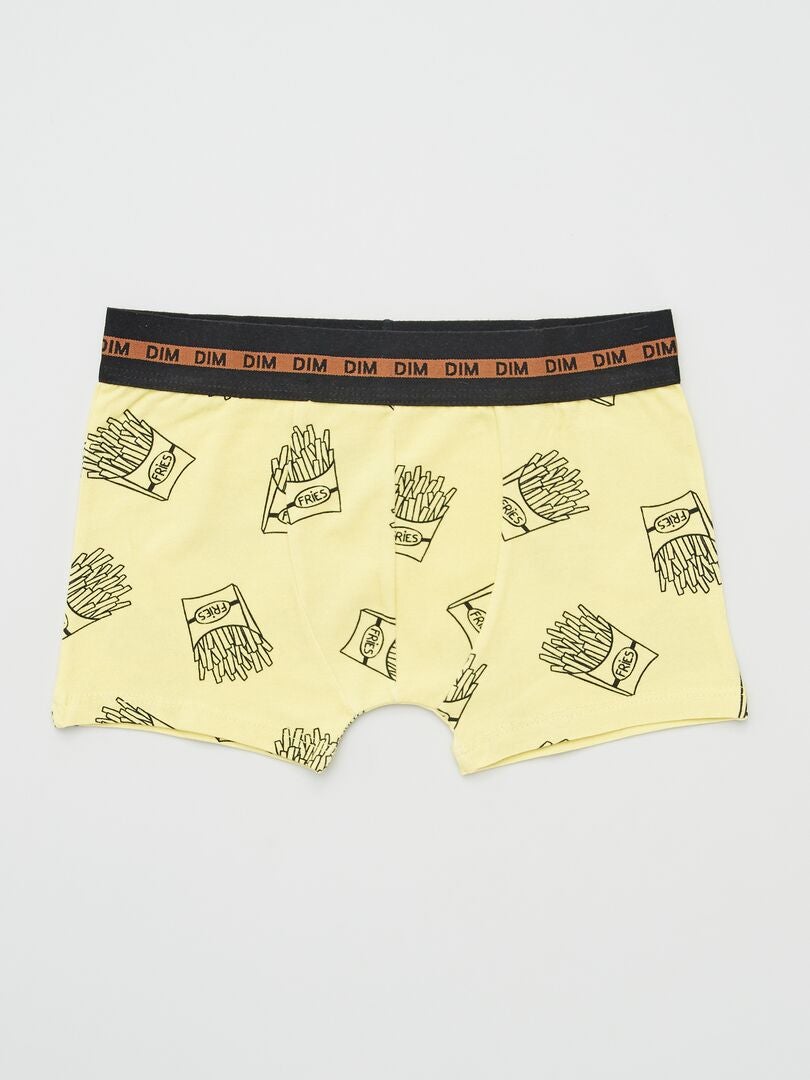 Conjunto de 3 cuecas boxer 'DIM' - LARANJA