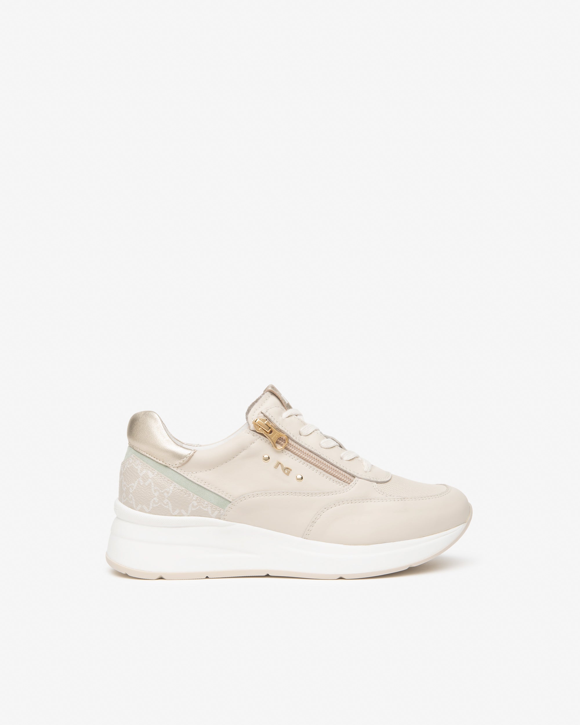  Damen-Sneaker aus Leder und Funktionsmaterial
